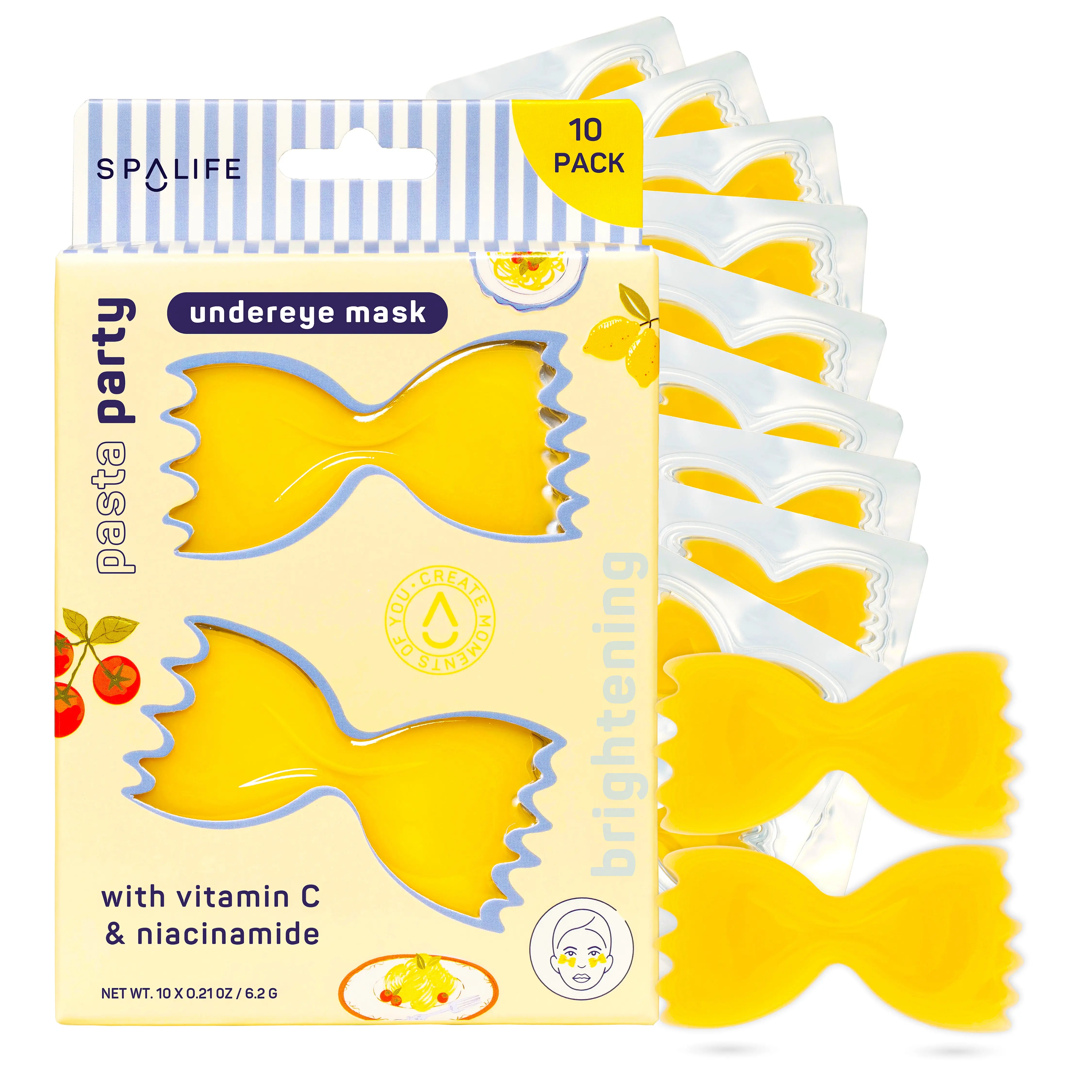 Pasta Party Undereye Brightening Undereye Patches - 10 Pairs