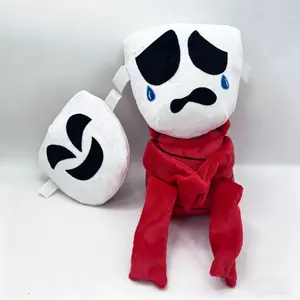 8" Gangle Plush Toy from The Amazing Digital Circus, Soft Stuffed Figure with Detachable Happy/Sad Mask, Cute Anime Character Plushie for Kids & Collectors