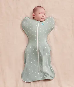 Swaddle Up™ 1.0 TOG Cotton Olive Moon