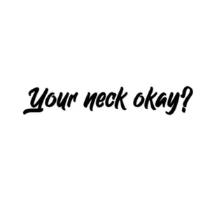 Your Neck Okay? Decal Squatted Truck & Car Decal - Handmade in the US with Weather Resistant Vinyl & Adhesive Backing for Easy Installation