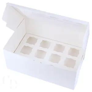 Dessert Shooter Box for 12 5oz square and round shooter cups- paper box