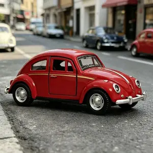 Car Interior Decorative Ornament, Vintage Car Model Display, 5 Color Options, Elegant Design, Openable Door, Perfect Gift