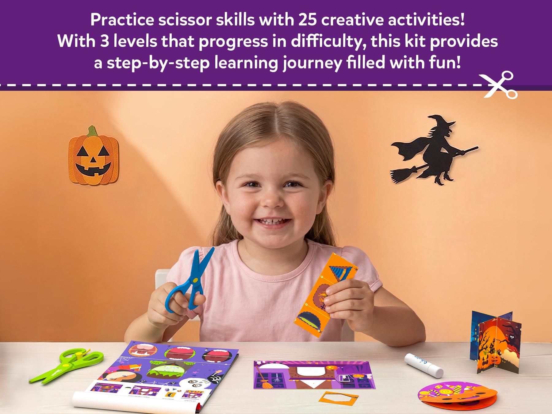 Skillmatics Snip, Snip - Art & Craft Activity, Practice Scissor Skills, Craft Kits, Gifts for Toddlers, Girls & Boys Ages 3 to 7 paper crafts