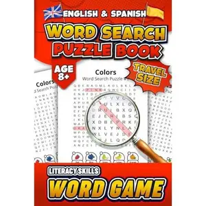 USED-Word Search Puzzle Book - Literacy Skills Word Game Spanish: Vocab Builder for 2nd, 3rd, 4th grade, K-2, High School, Kids, Teens, Adults - Learn new ... pocket size multi language puzzle book - 8+ by Canva Genie (Paperback)