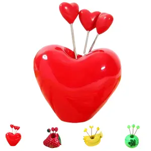 Creative Fruit-Themed Mini Fork Set for Kids and Family Dining, Fun Tableware for Parties, Desserts, Snack Platters, and Gifts, Colorful Cute Food Picks, Easy to Use and Carry