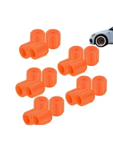 20PC Glow-in-The-Dark Car Tire Valve Cap Set, Luminous Night Rider Valve Cover, Light up Valve Stem Caps, Tyre Caps, Accessories for Safe Night Driving - for Cars/Motorcycles