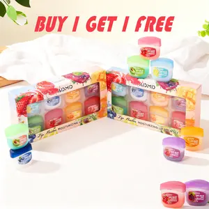 [BUY 1 GET 1 FREE]8Pcs Multifruit Lip Mask Set - Mango, Grape, Blueberry, Orange, Avocado, Strawberry, Cranberry, Lemon - Nourishing, Moisturizing, Non-Greasy, Portable Lip Care,Perfect Christmas Decorations