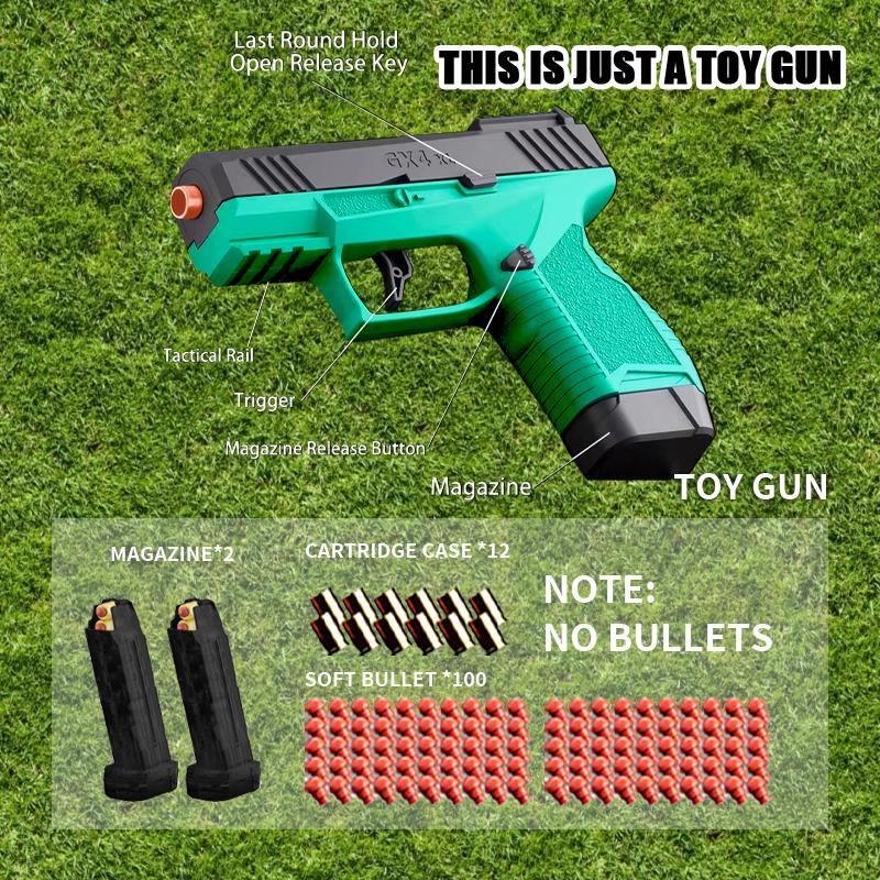 GX4 Mini Shell-Ejecting Toy, Safe Kids' Outdoor Play Gift (TOY ONLY)