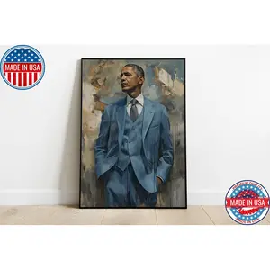 Barack - Barack Obama - Poster - Barack Obama Portrait - Political Art - Obama Poster - Fashion