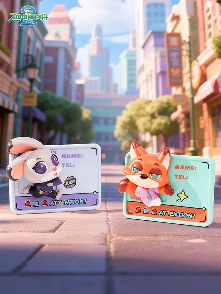 MINISO Disney Zootopia Super Citizen Pass Blind Box | 3D Magnetic Fridge Magnet with Nick & Judy | Cute Office & Home Decor | Official Licensed, Ideal Graduation & Summer Gift #ZootopiaBlindBox #DisneyMagnet #CollectibleToy