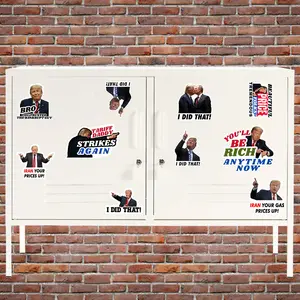Donald Trump Magnet, ‘I Did That’ Trump Fridge Magnetic, Iran Your Gas Prices Up Magnetic Sticker for Kitchen, Locker Office, Perfect for Daily Fun Decor & Gag Gift, Ideal for American, Meme Fans Teens, Coworkers, Friends.