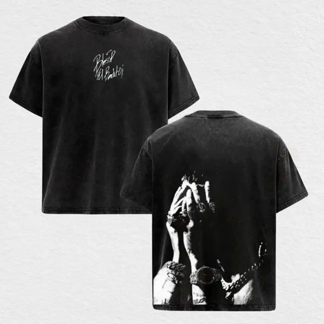 Blessd Tour 2026 Shirt – El Bendito Latin Trap Concert Graphic T-shirt, Fan Gift, Men’s & Women’s Tops Cotton V01