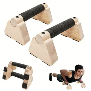 Parallettes Bars - Wooden Calisthenics Equipment for Handstand Training, Push Up Bars & Calisthenics Bar - Handstand Blocks And Pushup Handles for Men