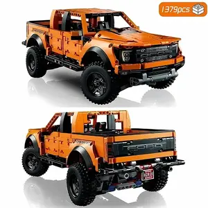 1379PCS Technology Raptor F150 Truck Building Block Kit | MOC compatible DIY racing STEM Building Blocks | Perfect gift for children, teenagers, and adults | Cool vehicle toys