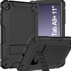 for Samsung Galaxy Tab A11+ Plus 11 Inch 2026/ A9+ Plus 2023, Shockproof Rugged Protective Case with Kickstand