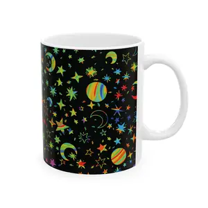 Cosmic Glow Mug - Colorful Star and Moon Design, Perfect for Night Owls, Astrology Lovers, Gift for Birthdays, Housewarming, Unique [...]