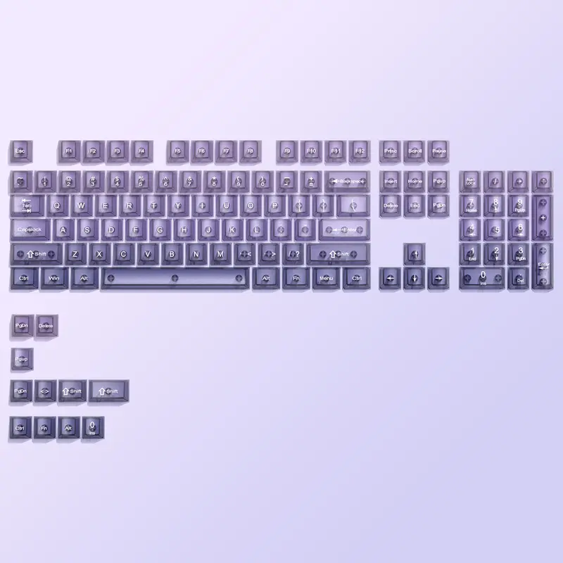 Womier 131 Cute Keycaps,MOA Cherry Blossom keycap Set for
