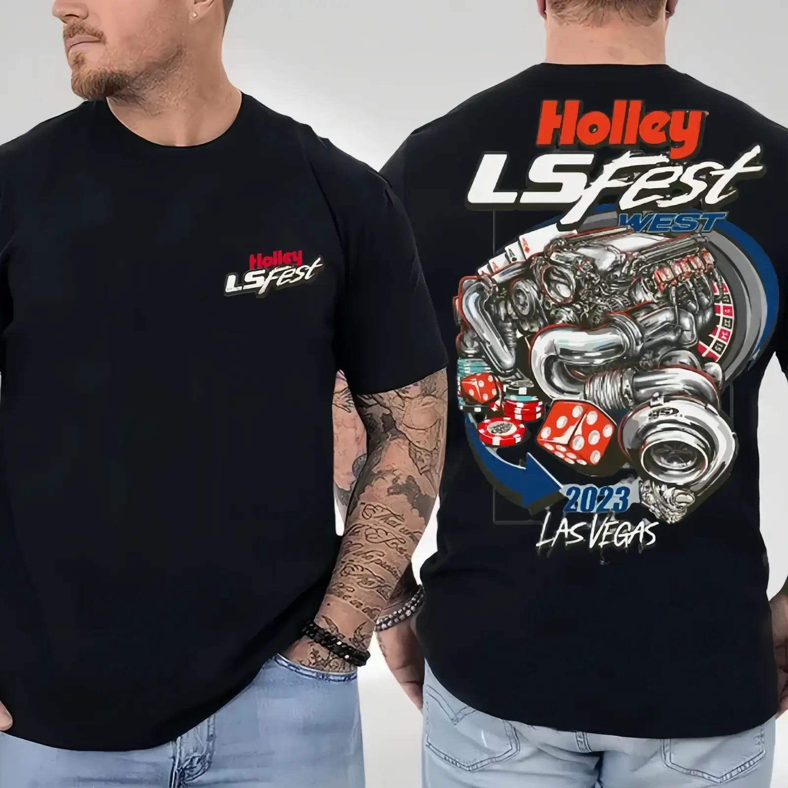 [100% Cotton] LS Fest Inspired Drag Racing Graphic T-Shirt, Main Event Motorsports Streetwear Tee, Automotive Casual Shirt for Men,shirt men,shirts for men graphic tees