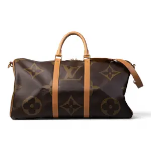 Pre-owned Louis Vuitton canvas Travel Bags Reverse Monogram Keepall 50 Travel Bag L25092941