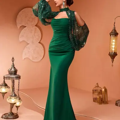 Emerald Green Prom Dress TikTok - TikTok Shop