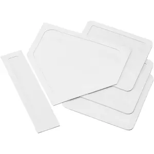 Throwdown Base Set: 5 Youth League Kids Baseball & Softball Rubber Throw Down Bases - Boys & Girls Training & Practice Equipment, White