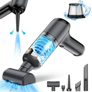 Cordless Handheld Car Vacuum Cleaner High Power with Brushless Motor Portable 3-in-1 Design Includes Multiple Attachments for Deep Cleaning Cars & Home Lightweight & Portable with USB Charging