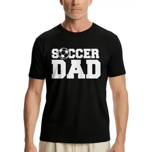 Soccer Dad Graphic T-Shirt | 100% Cotton Collegiate Sports Fan Tee for Proud Dads | Casual Everyday Wear TShirt | Perfect Father's Day Gift for Him, Any Season T Shirt