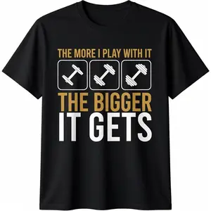 Muscles Get Bigger Bodybuilding Gym Workout T-Shirt