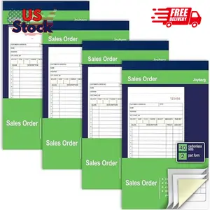 4 Pack Receipt Book, 4.17inx7.2in Receipt Book 4 Pack Receipt Book, 4.17inx7.2in Receipt Book