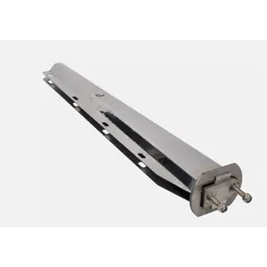 MUD FLAP HANGER W/ REFLECTIVE-TAPE CHROME 30" HEAVY DUTY SPRING-LOADED
