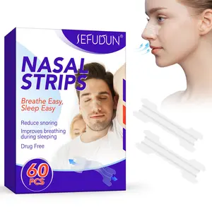 Nasal Strips for Breathing, Transparent Nasal Patch, Ventilation Nasal Patch, Easy Breathing, Easy Sleep, Suitable for Men and Women