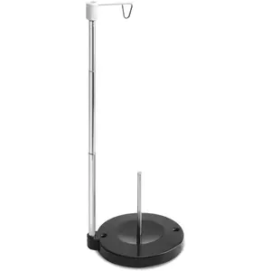 Adjustable Cone Thread Stand Spool Holder for ing Machine Embroidery Quilting Serger Machines, Single Thread Stand for Smoother Feed, Large Spool Holder with Steady Heavy Plastic Base