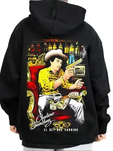 Chalino Sanchez Hoodie Sweatshirt - Mexican Style Chicanos Cholo Streetwear, Casual Day Outfits, Soft Fabric Clothing Gift