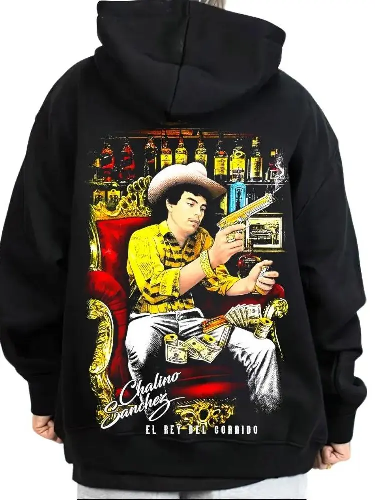 Chalino Sanchez Hoodie Sweatshirt - Mexican Style Chicanos Cholo Streetwear, Casual Day Outfits, Soft Fabric Clothing Gift