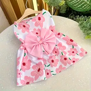 New Cute Dresses for Dogs And Cats, Suitable for Teddy, French Bulldog, Bichon, Pomeranian, And Ragdoll Cats. Available in Various Colors And Sizes