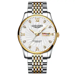 LOEGSINS Men’s Business Watch 2026 Flagship New Model – Luxurious High‑End Automatic Mechanical Watch with Luminous Display and Waterproof Function