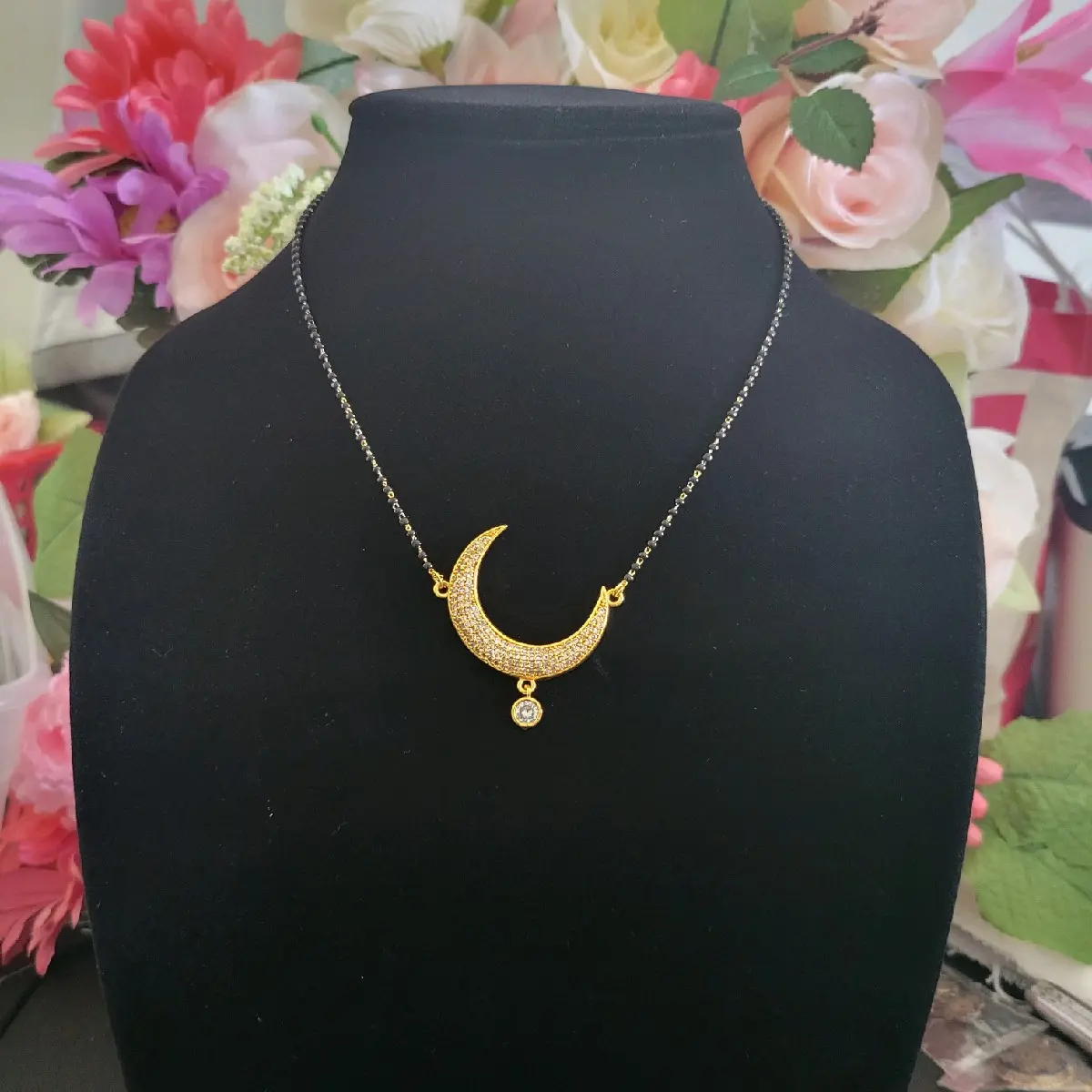 Traditional mangalsutra necklace