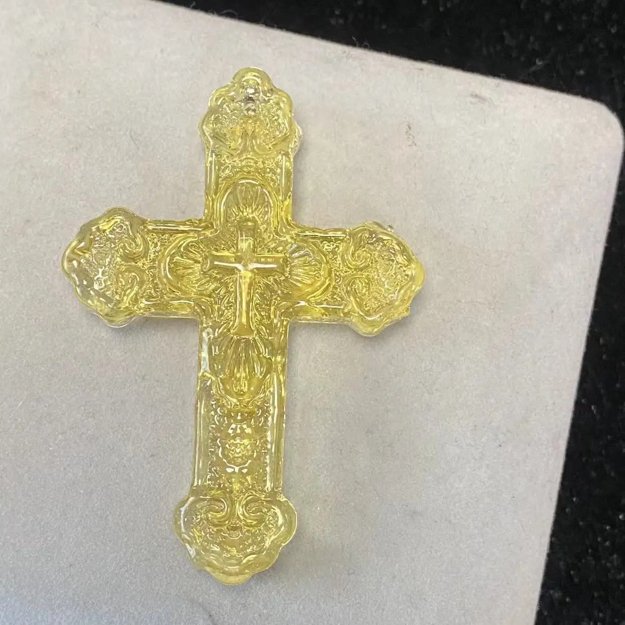Double sided cross accessory   yellow