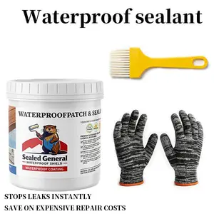 Waterproof Sealant | Automotive Waterproof Sealant Invisible Waterproof Agent 35oz | Transparent Sealant for Cars RVs Trucks Bathroom Shower Concrete & Roof Indoor/Outdoor Use