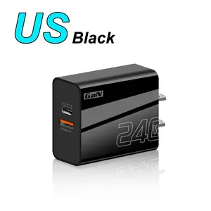240w Gan Charger USB C PD 3.1 Qc 3.0, Fast Charger Dual Port Type C, for iPhone 17 17e 16 Pro, Samsung S24, Xiaomi Laptop