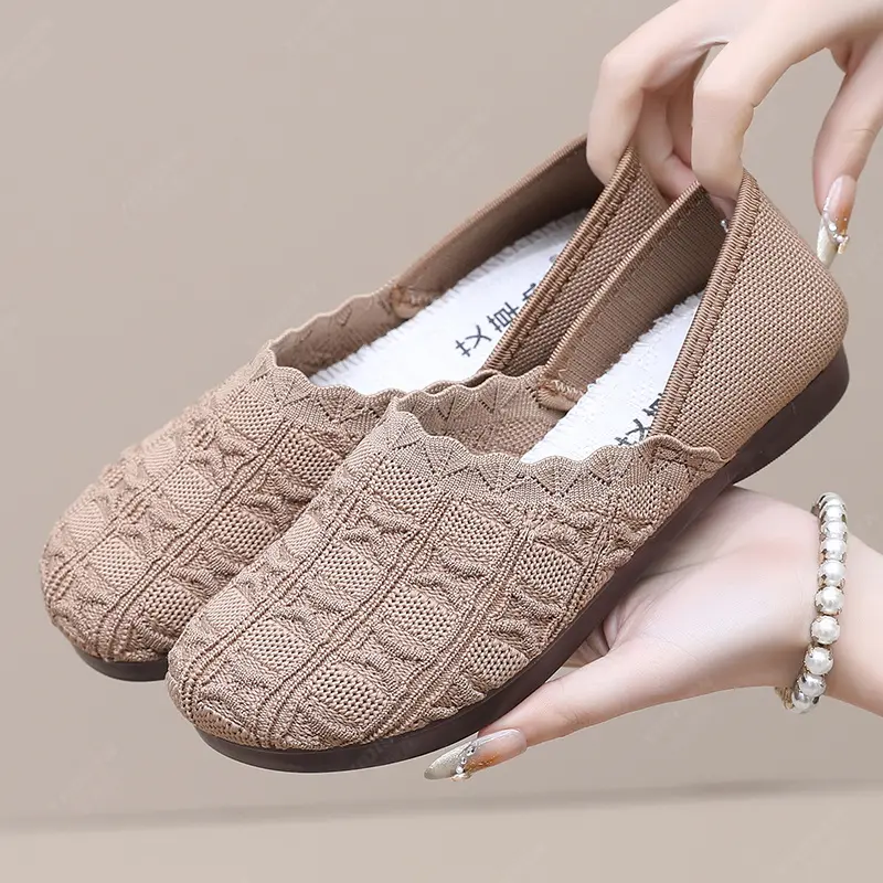 Women's Minimalist Black PU Slip-On Shoes, Comfortable Round Toe Loafers with Cloud-Like Feel for All-Day Work Wear