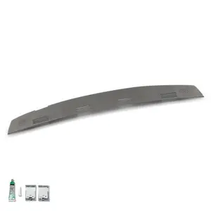 Fit For 02-05 Ram 1500 2500 3500 Soft TPE Dash Defrost Vent Grille Cover Gray