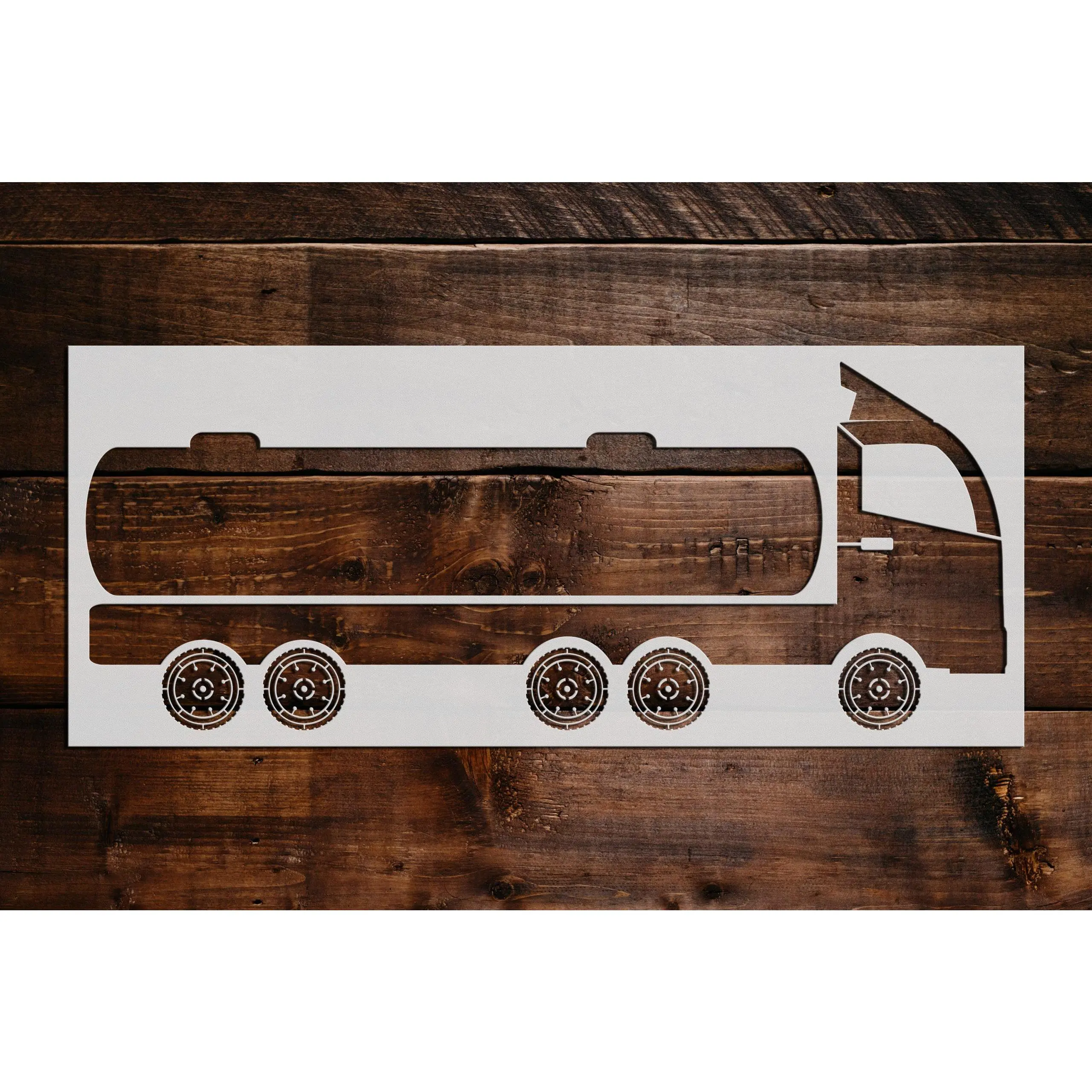 Fuel Truck Stencil - Art and Wall Stencil