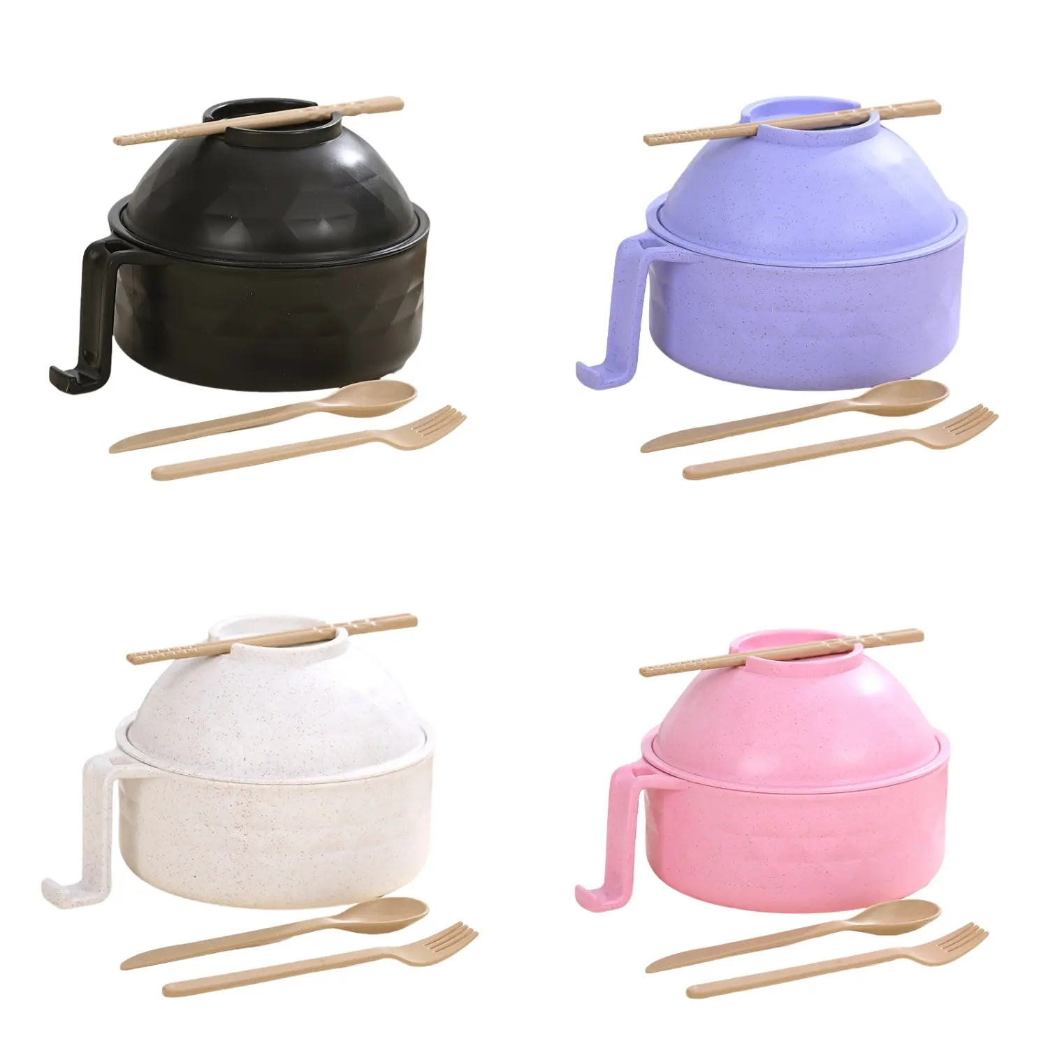 Ramen Bowl Set, Microwave Ramen Cooker Instant Noodles Bowl With Chopsticks, Rapid Ramen Noodles for College Dorm Room Essentials Dishwasher Christmas Tableware Sets Cookware Sets Gift Porcelain Dinnerware Sets Dinnerware Sets