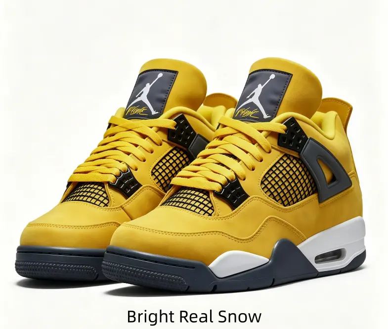 Unisex Bright Yellow White Dark Grey Mid Top Retro Basketball Sneakers Smooth Leather Breathable Grid Mesh Cushion Shock-Absorbing Midsole Non-Slip Rubber Outsole Vintage Street Shoes for Skate Daily Sports Walking Men Women