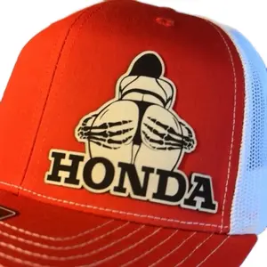 Custom Patch Hat - Adjustable Snap-Back Style - Classic 112 to Flat Bill Flex Fit - Available in Multiple Colors & Designs - Unisex Baseball Cap - Red & Blue Mesh Design