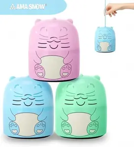 【AMA SNOW 3PCS】Pembersih, Toilet Bowl Cleaner Bottle, Cute Dinosaur-Shaped Bathroom Toilet Tank Cleaner with Ocean, Jasmine, and Peach Scent Home essentials Gifts