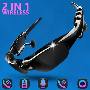 Ankriyul Outdoor Sunglasses Earphone Smart 2IN1 Glasses Headphone For Hiking  Walking Runing