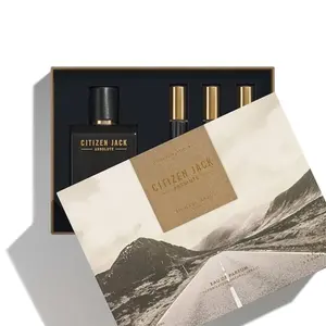 Citizen Jack Absolute SET – Men’s Eau de Parfum 3.4oz + 3x10ml | Fresh Fruity with Melon, Pineapple & Bergamot | Warm Amber, Vanilla & Musk | Long-Lasting Luxury Cologne