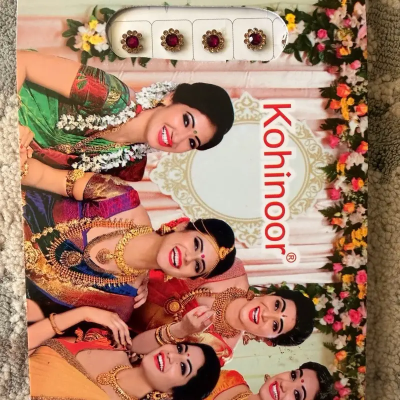 Premium Multicolor Spiral Book Bindis - Round Shape